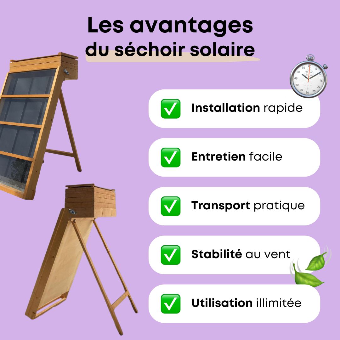 Séchoir solaire : déshydrater vos aliments grâce à l'énergie du soleil ☀️