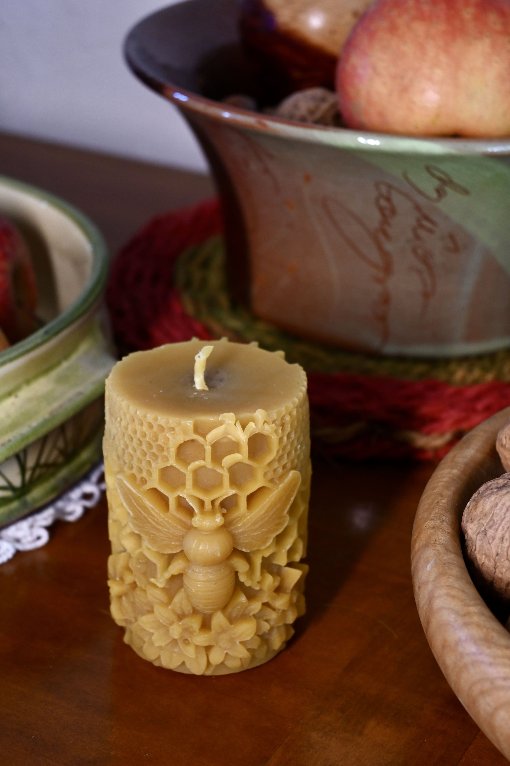 bougie cire d'abeille
